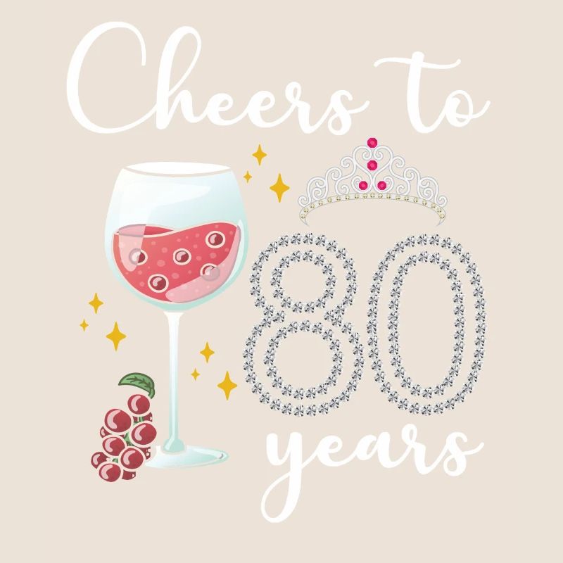 Vive 80 ans de raisins pour le 80e anniversaire