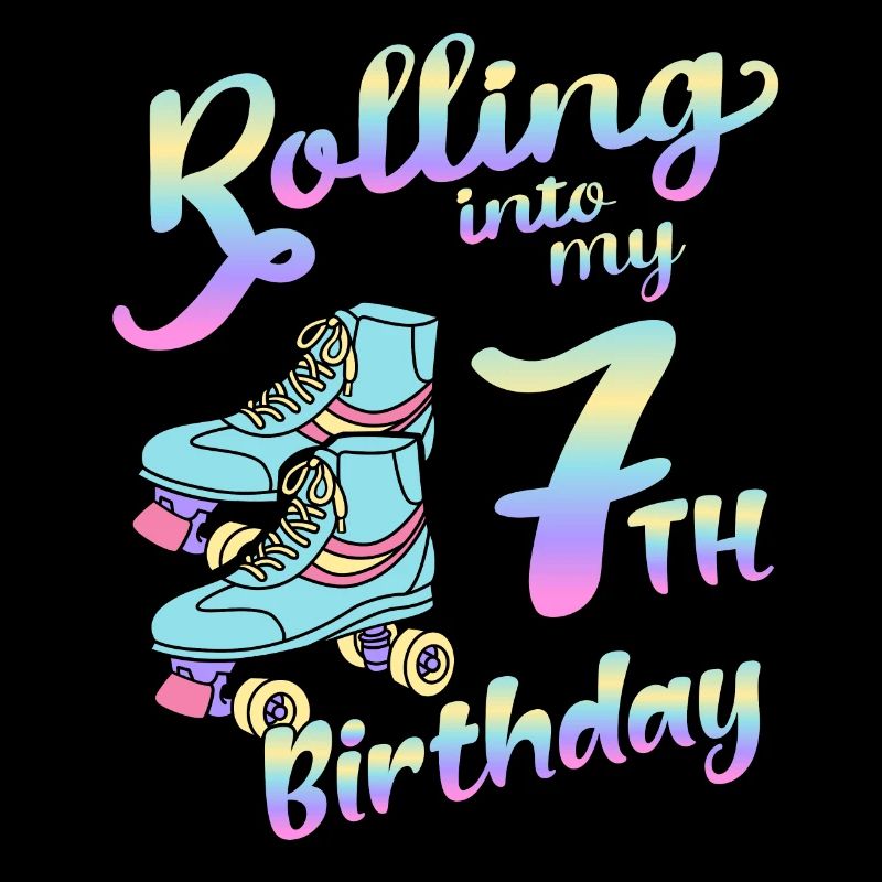 Rouler dans mon patineur quad de 7e anniversaire