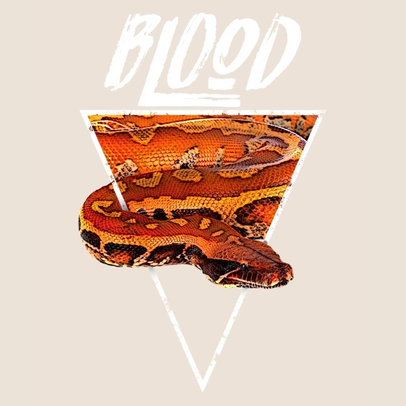 Blood Python Serpent Gardien Géométrique