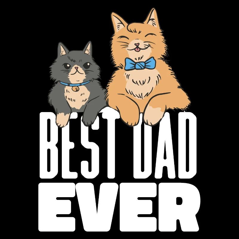 Meilleur Cat Dad Ever Funny Cat Daddy Fathers Day Gift