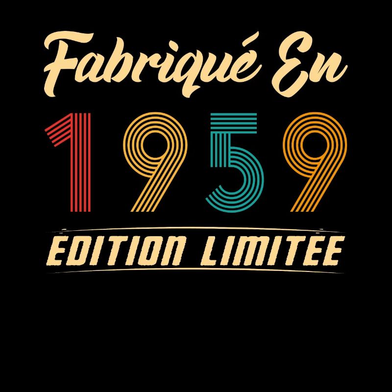 Fabriqué en 1959 Édition limitée Cadeau
