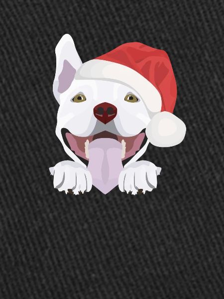 Bull Terrier Joyeux Noël