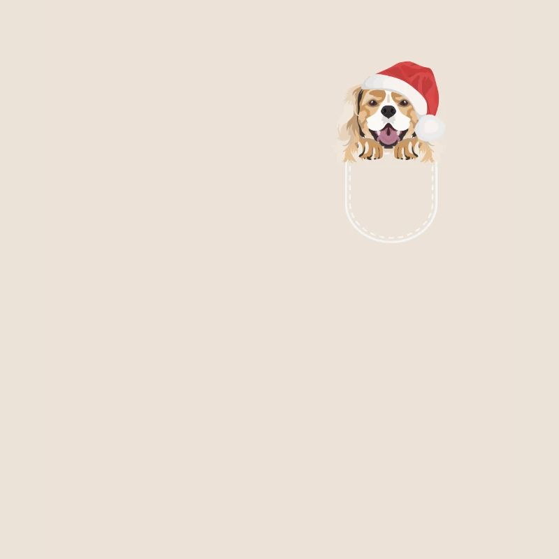 King Charles Spaniel Merry Christmas