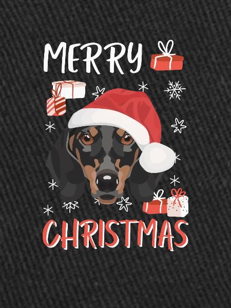 Dachshund Merry Christmas