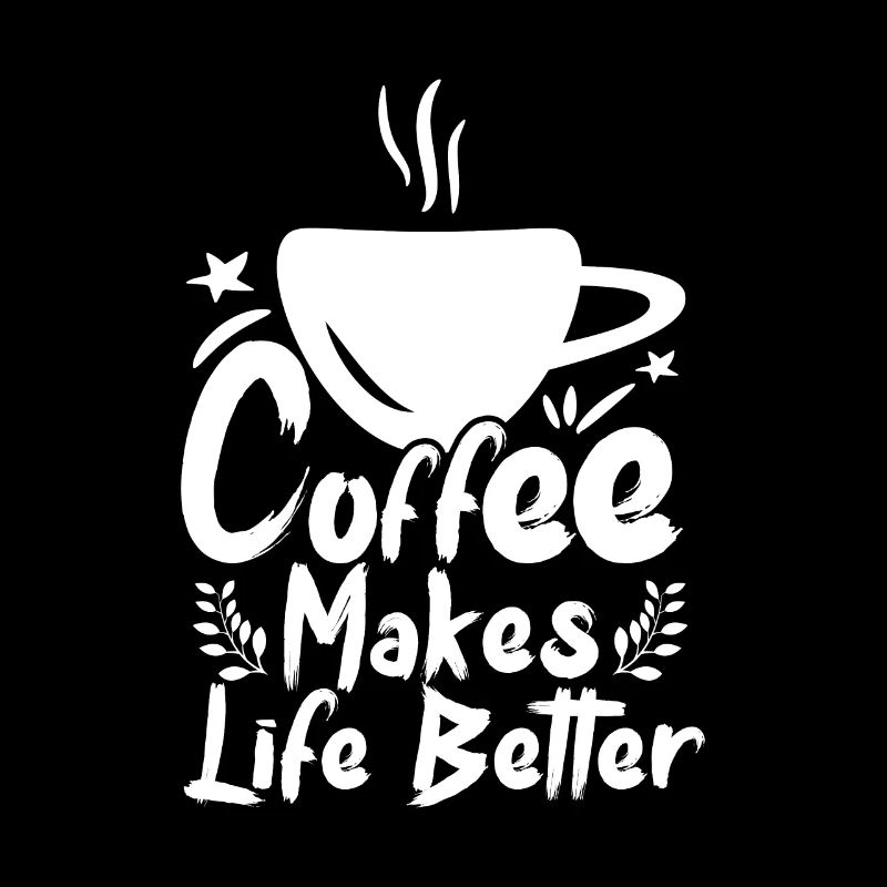 Drôle de dicton de café pour les buveurs de café