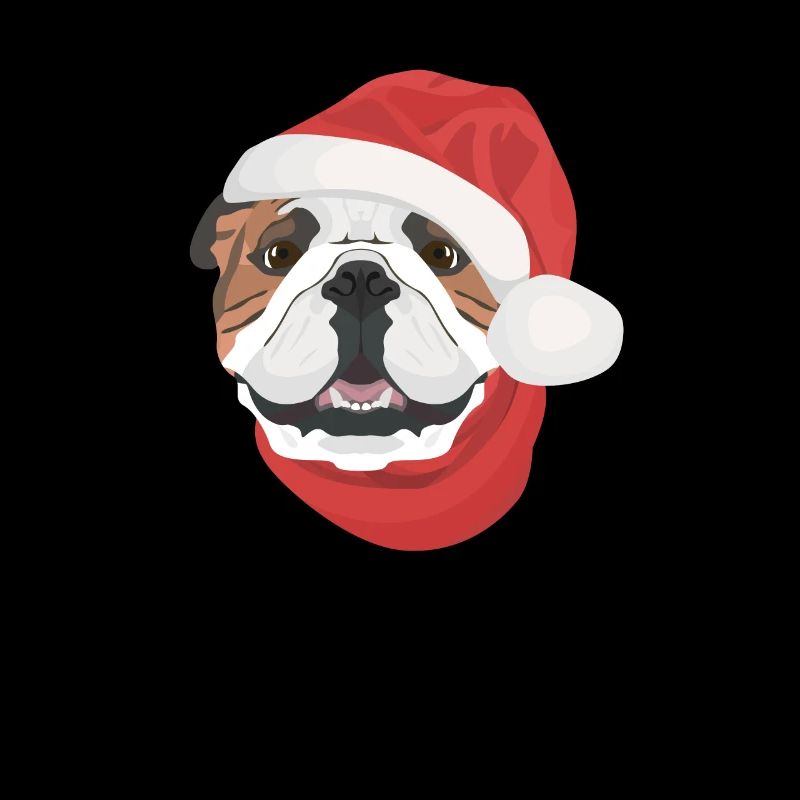 Bouledogue anglais Joyeux Noël