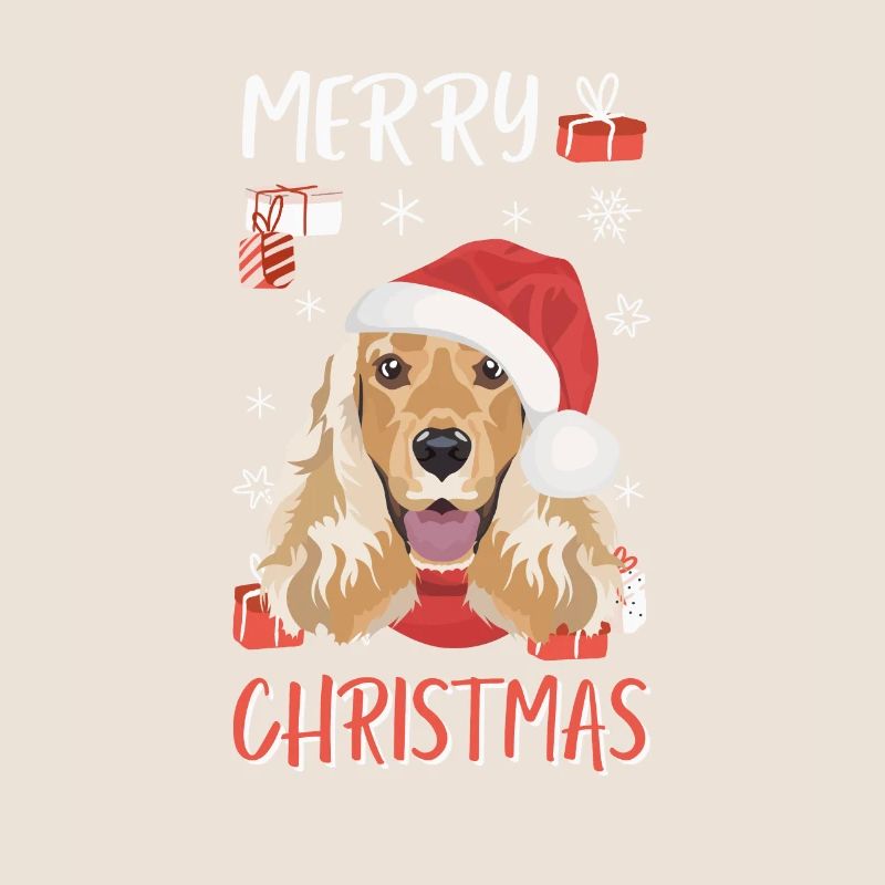 Deutsch Cocker Spaniel Joyeux Noël