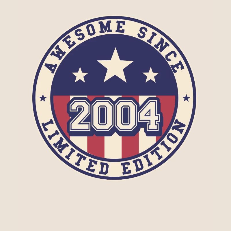 Awesome Since 2004 19. Geburtstag