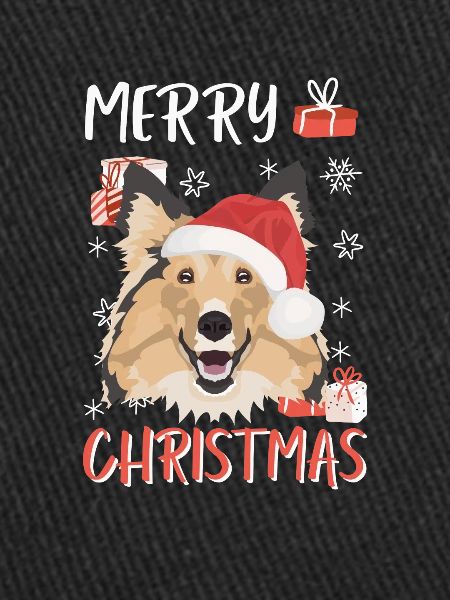 Shetland Sheepdog Joyeux Noël