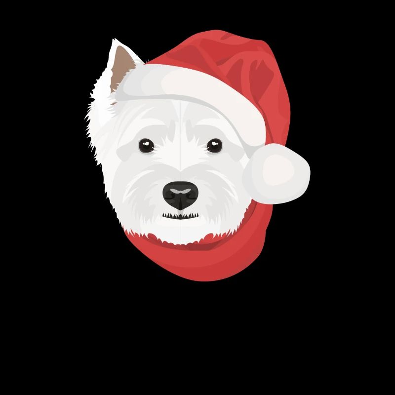 West Highland Terrier Joyeux Noël
