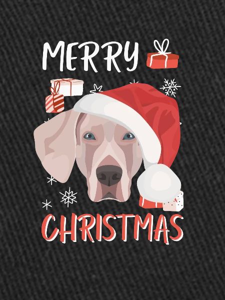 Joyeux Noël Weimaraner