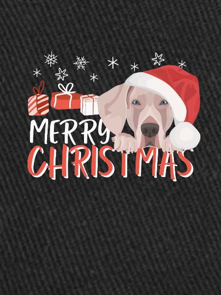 Joyeux Noël Weimaraner