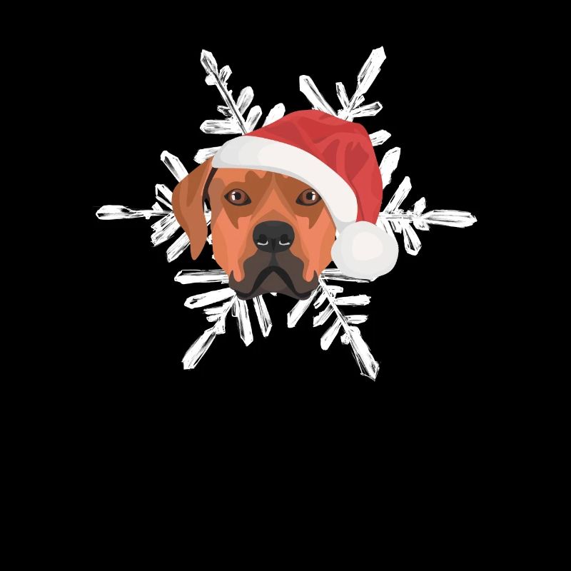Rhodesian Ridgeback Merry Christmas