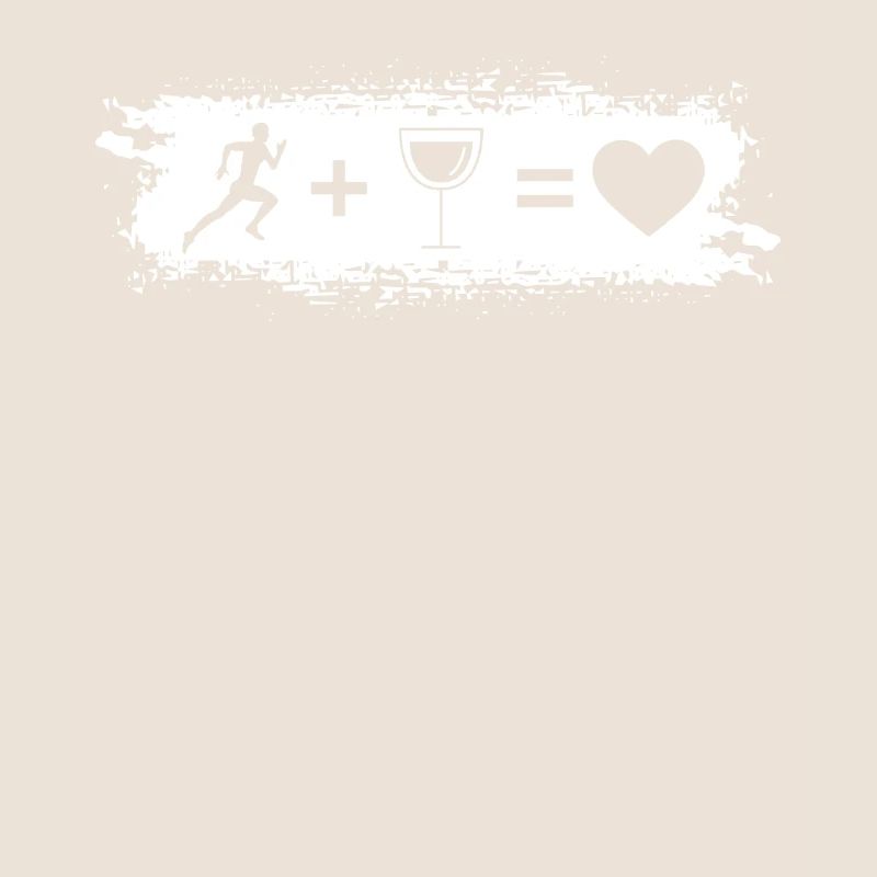 Grunge Rectangle - Coeur - Vin - Course à pied -
