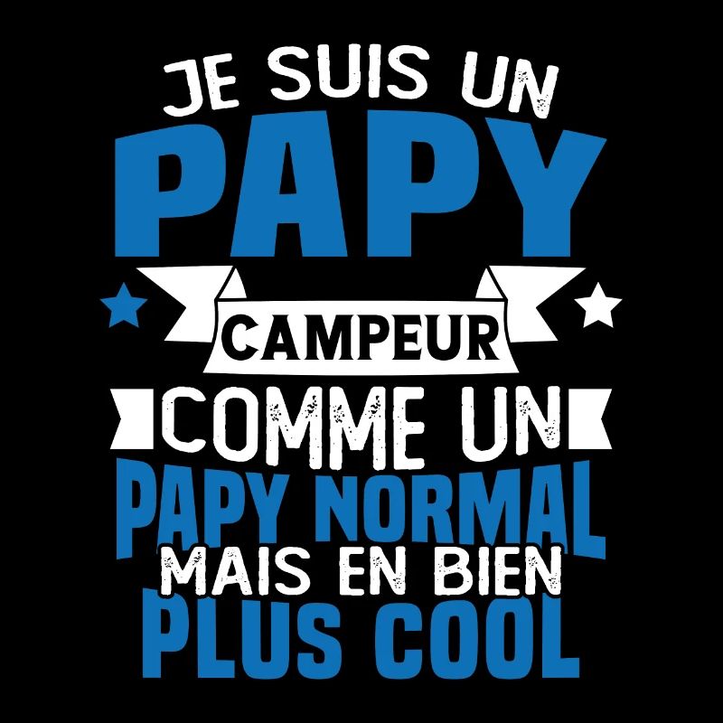Un papy campeur comme un papy normal