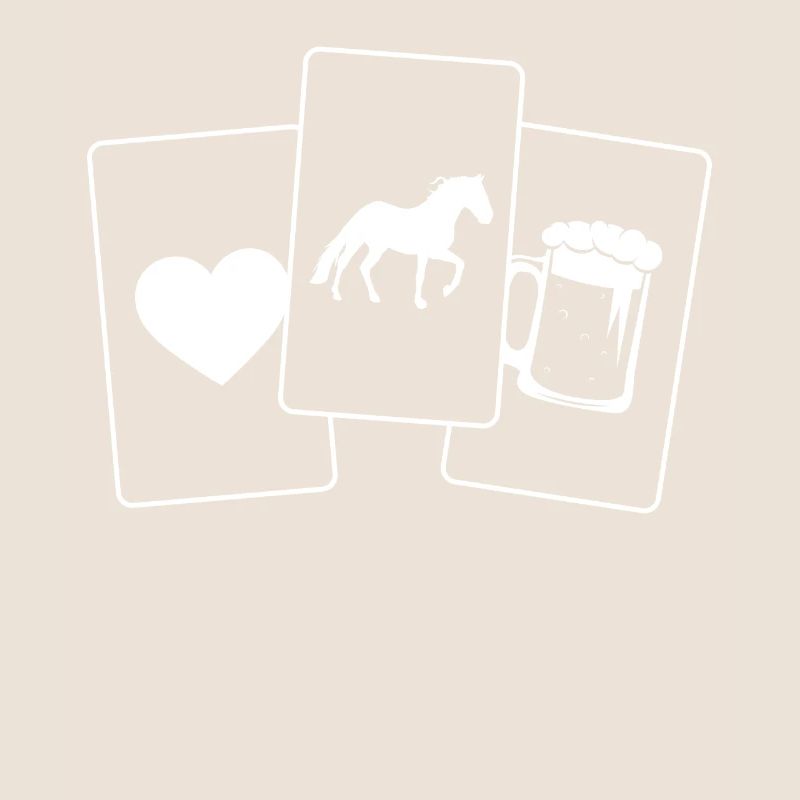 Herz - Bier - Pferd -