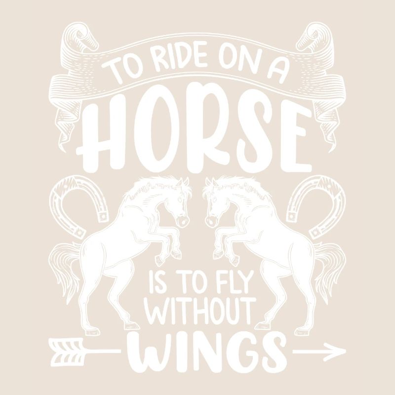 Monter à cheval, c’est comme monter sans ailes.