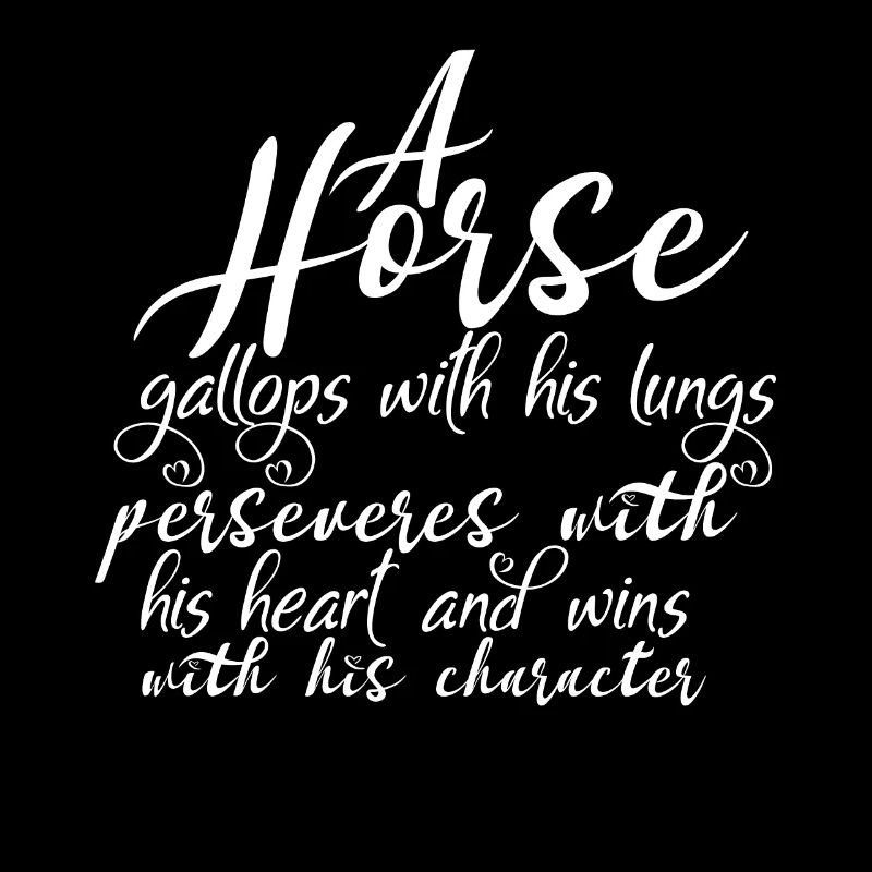 A horse gallops with its lungs and remains m