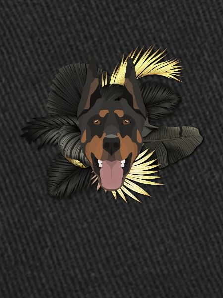Golden Dog Doberman