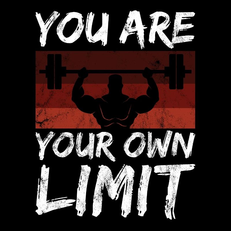 Pump weight training Quote your limit mindset