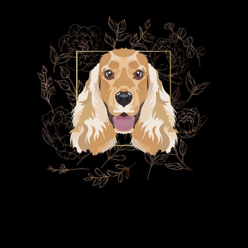Golden Dog Cocker Anglais Spaniel