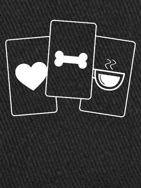 Heart Coffee Dog Bones -