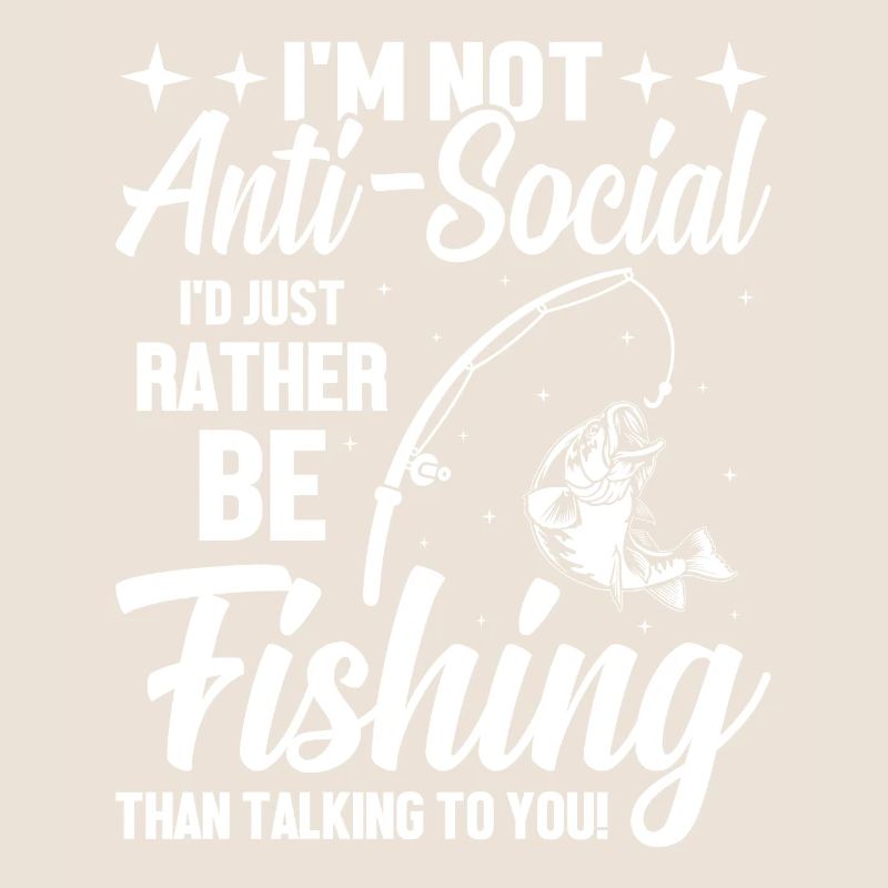 Je ne suis pas antisocial, je préfère simplement pêcher