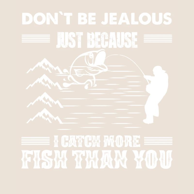 Ne sois pas jaloux juste parce que j’attrape plus de poissons