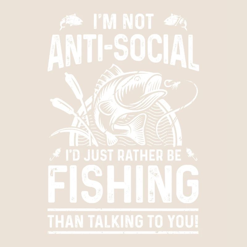 Je ne suis pas antisocial, je préfère simplement pêcher