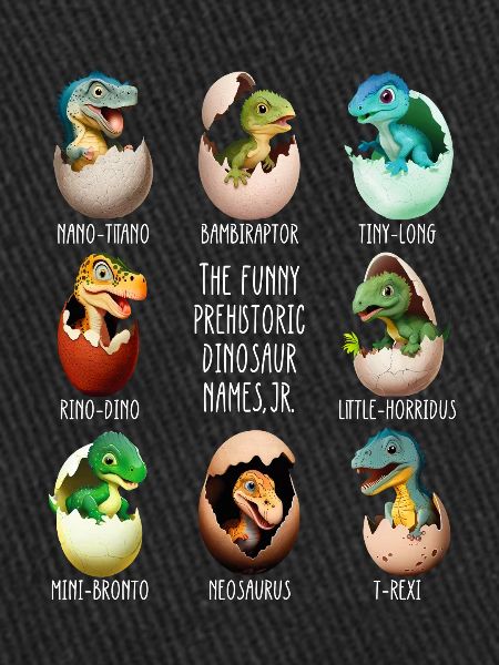 Bébé dinos dans l’œuf