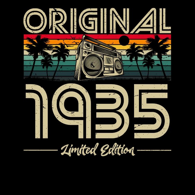 Vintage 1935 Anniversaire Rétro