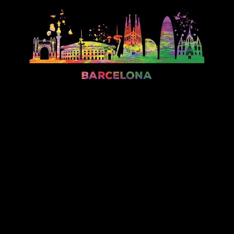 Barcelonische Skyline Barcelone