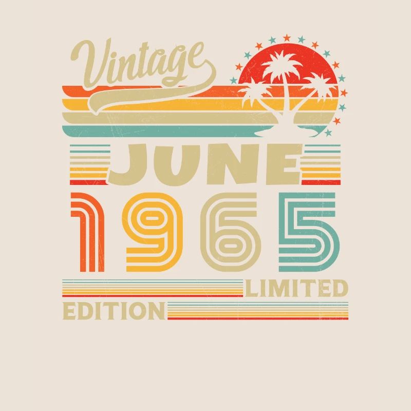 Vintage Retro Juni 1965 Geburtstagsgeschenk