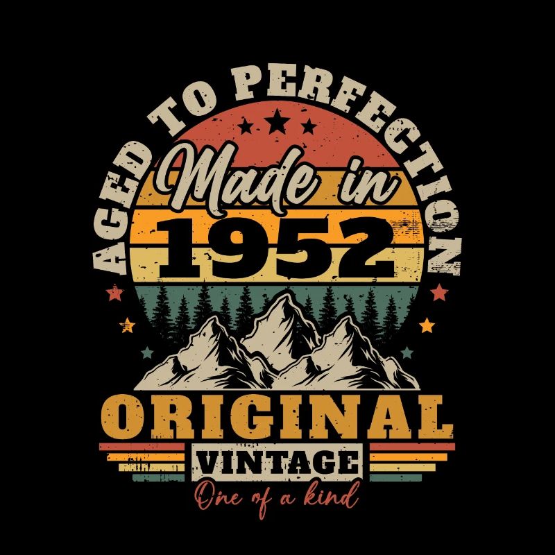 Retro Vintage 1952 Geburtstagsgeschenk 1952