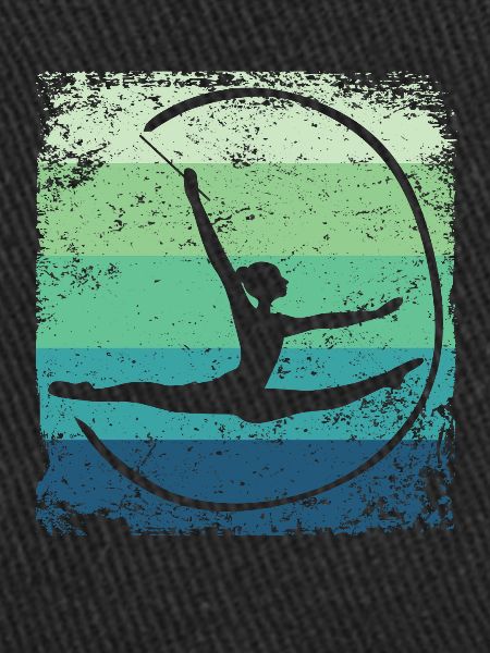 Gymnaste Gymnaste Gymnastique Rythmique Rétro