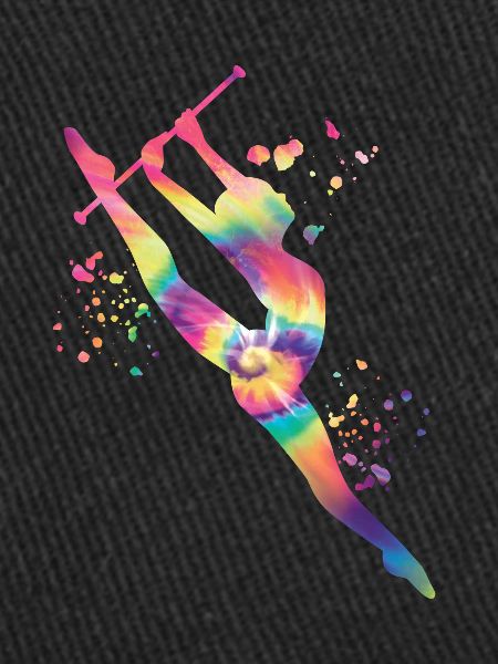 Gymnaste avec bâton Gymnastique rythmique