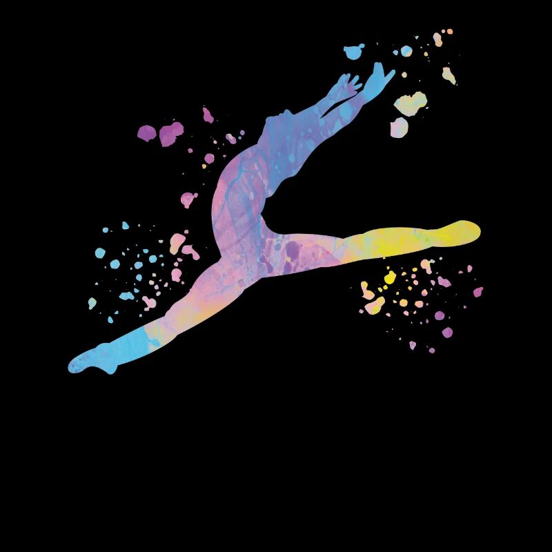 Ballet Dancer Colorsplash Man Ballerino