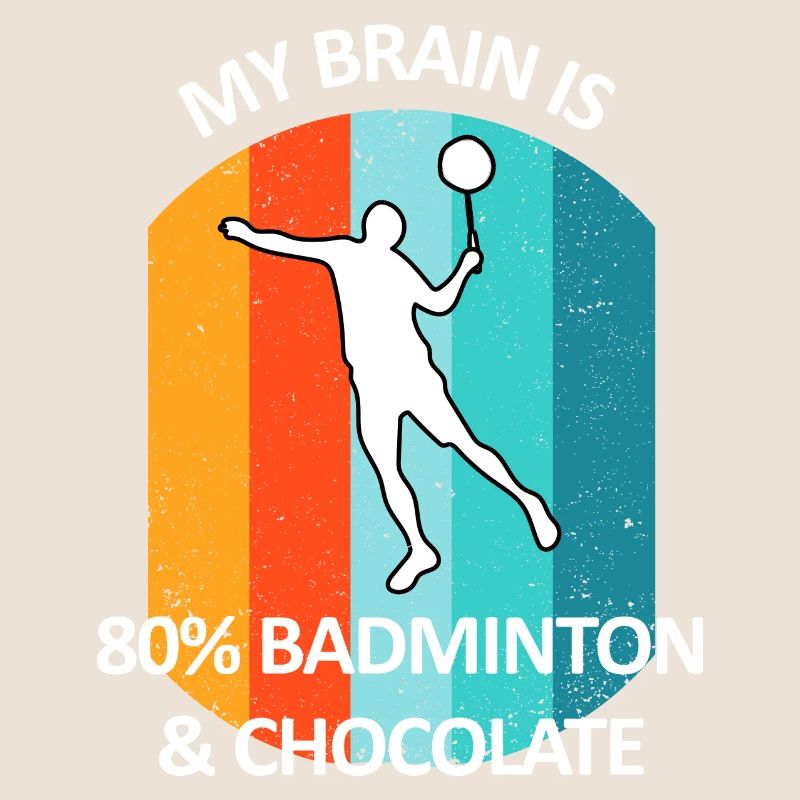 Badminton Badminton Badminton Player Chocolat