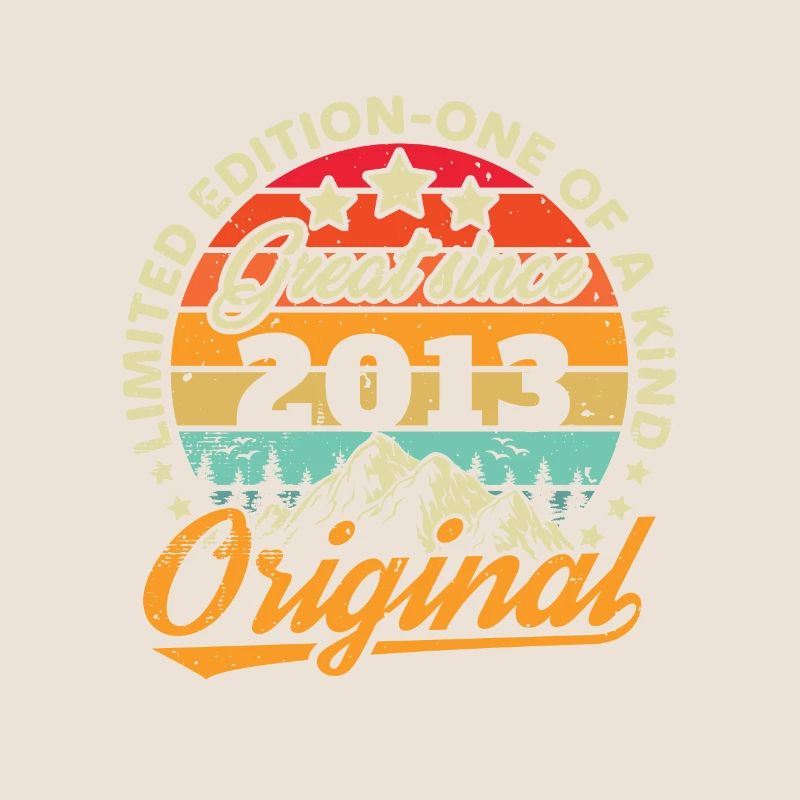 Original 2013 Vintage Retro Geburtstagsgeschenk