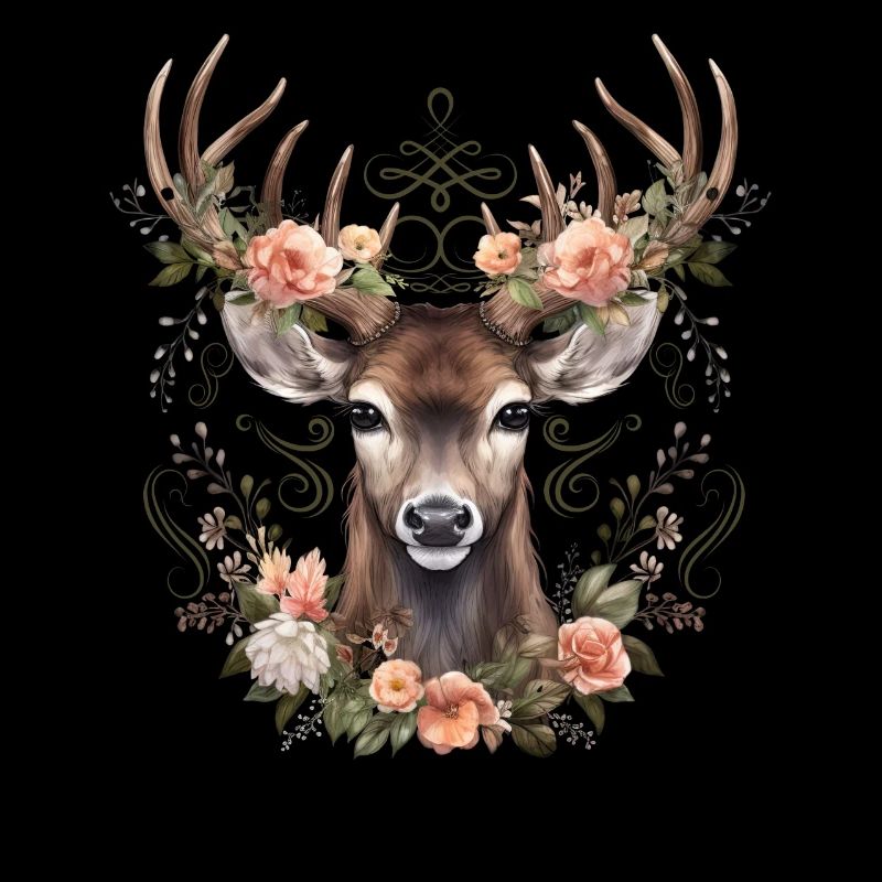 Replacement dirndl deer antlers deer