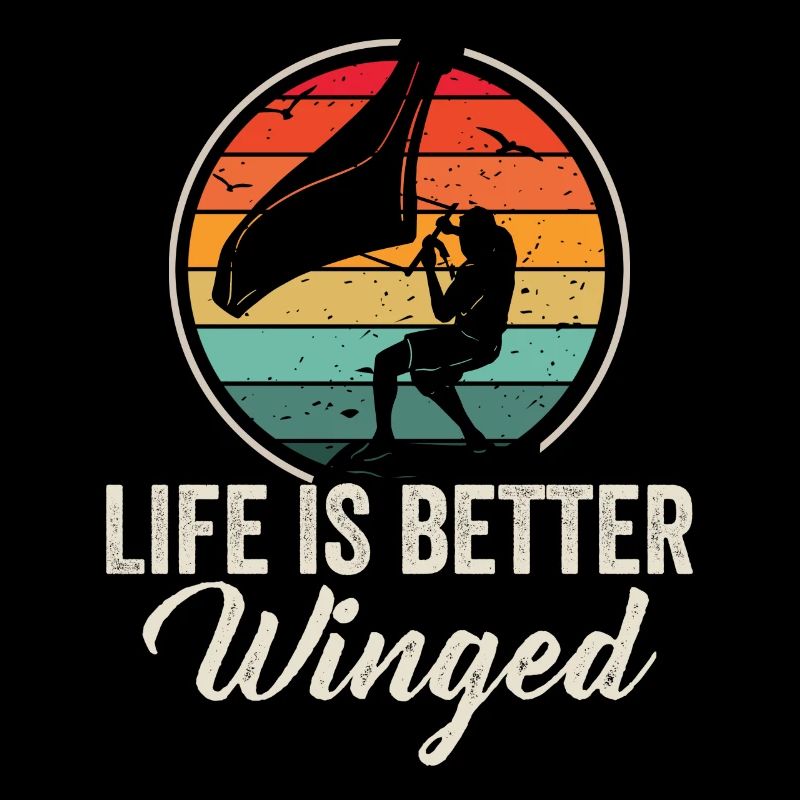 Das Leben Ist Besser Winged Wing Folienflügel