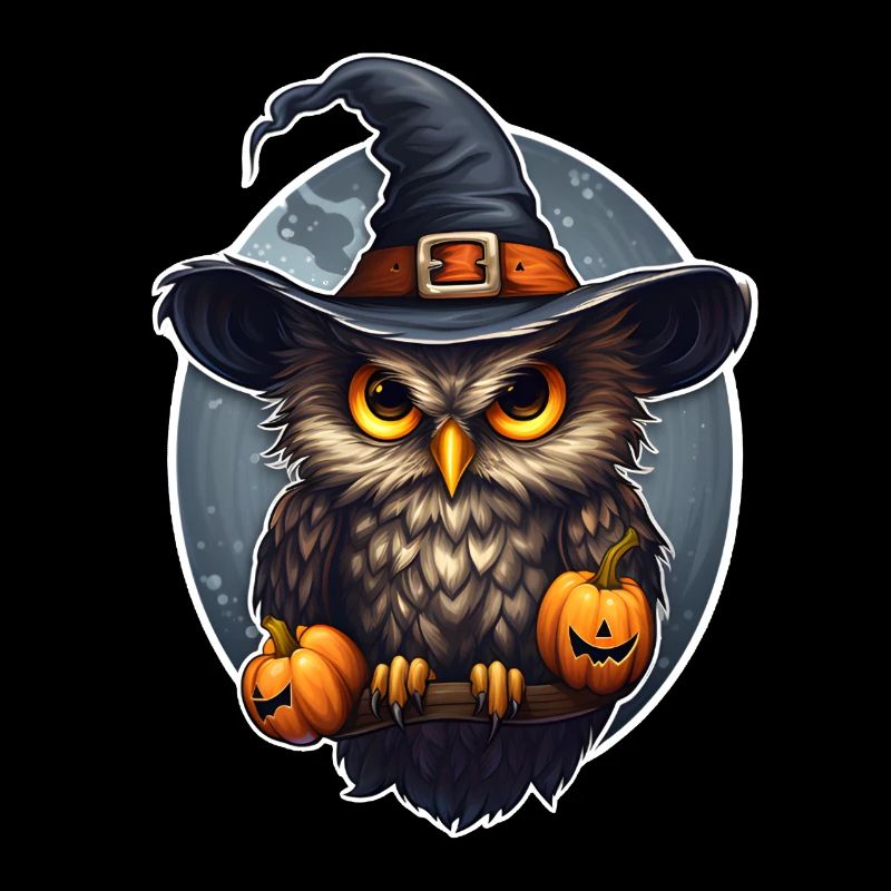 Hibou d’Halloween