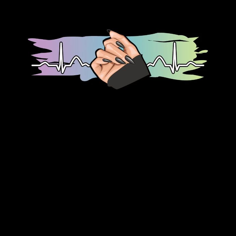 Heartbeat Nail Design Nail Studio Tech