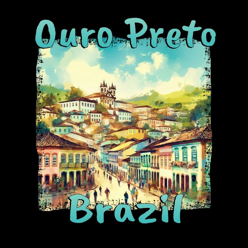 Ouro Preto Brésil - Architecture coloniale à