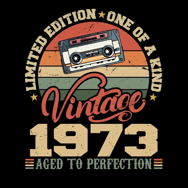 Vintage 1973 Retro Birthday Gift 1973