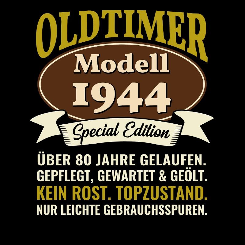 80. Geburtstag Oldtimer Modell 1944 80 Jahre