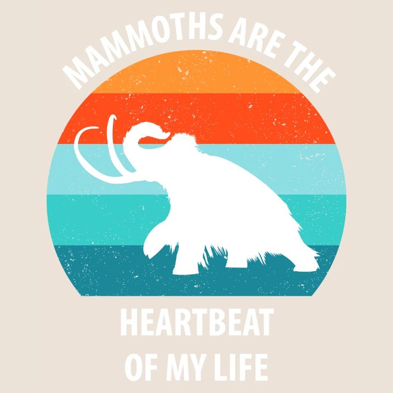 Lustiges Mammut Steinzeit Eiszeit Design Urzeit