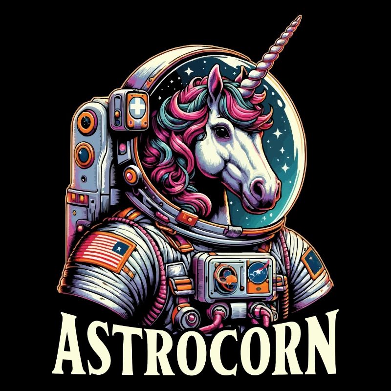 Astrocorn Astronaut Unicorn Mythical Creature