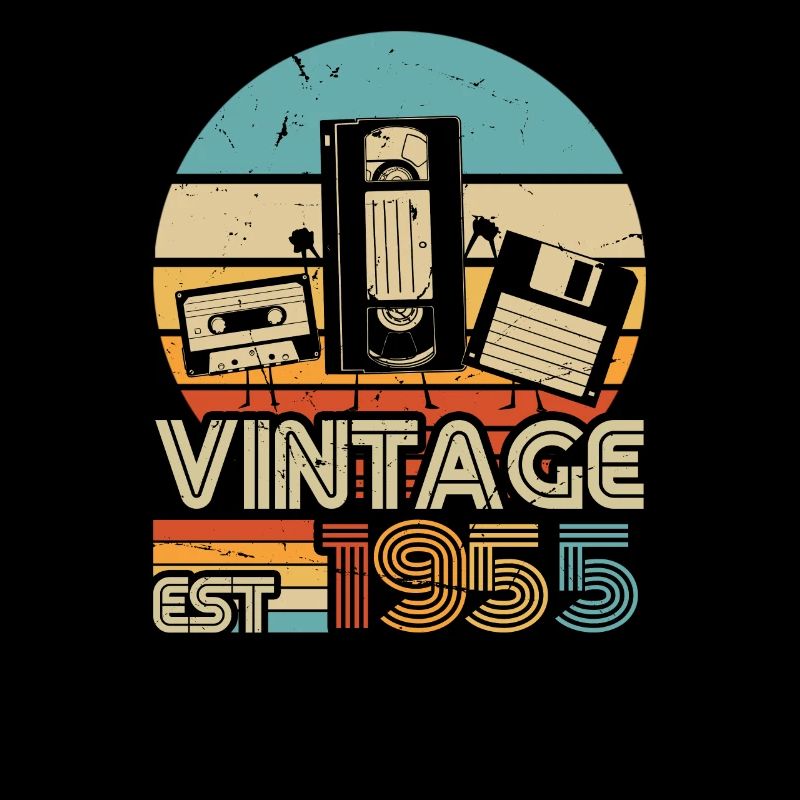 1955 Birthday Born In 1955 Retro Vintage
