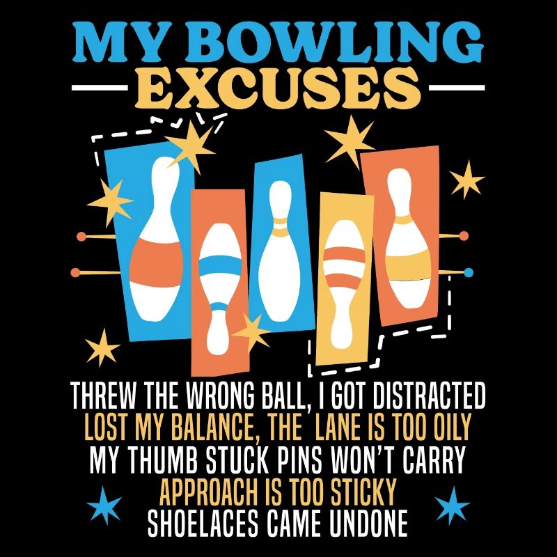 Lustige Bowlingkugel-bowlingbahn-splinte Sport